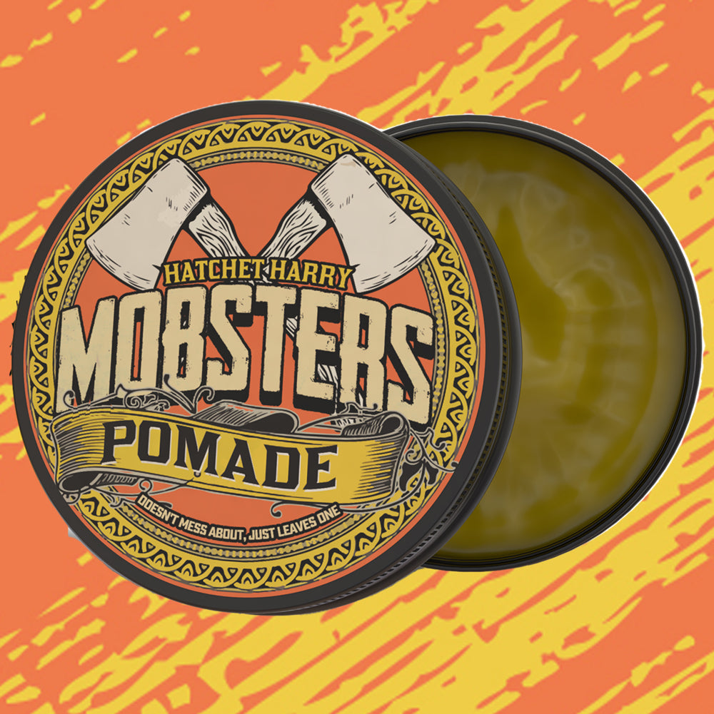 Hatchet Harry pomade for men, high-quality mens hair pomade providing strong hold and stylish grooming solutions