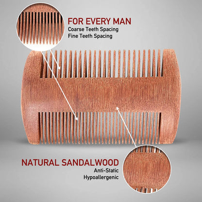 Wooden Beard Comb